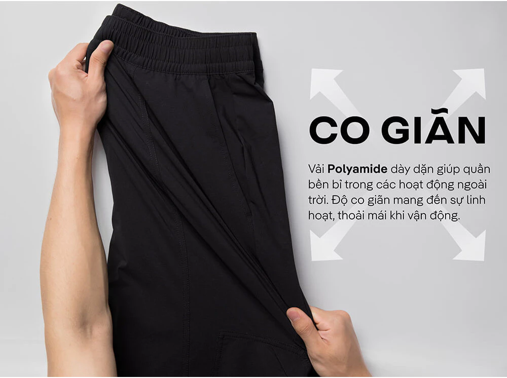 Quần dài thể thao nam Jogger UT đa năng, trượt nước, co giãn, độ bền cao - Coolmate