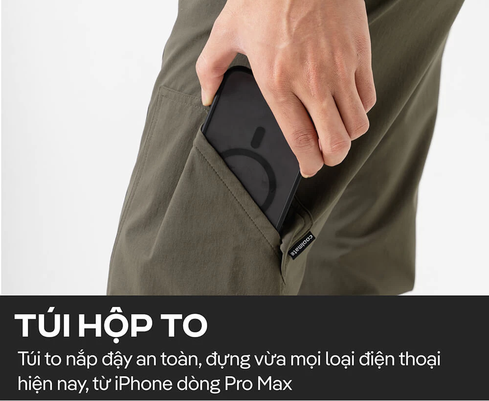 Quần dài thể thao nam Jogger UT đa năng, trượt nước, co giãn, độ bền cao - Coolmate