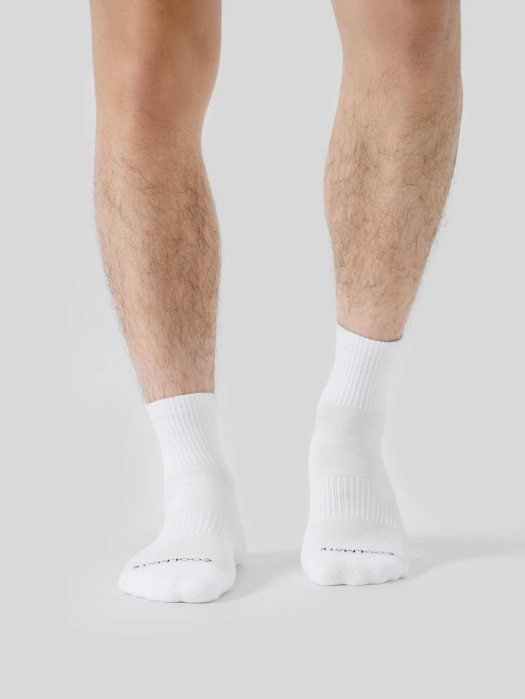 Combo 2 đôi tất vớ nam Thể Thao Cổ Trung Cushion chất liệu cotton thoáng khí Coolmate