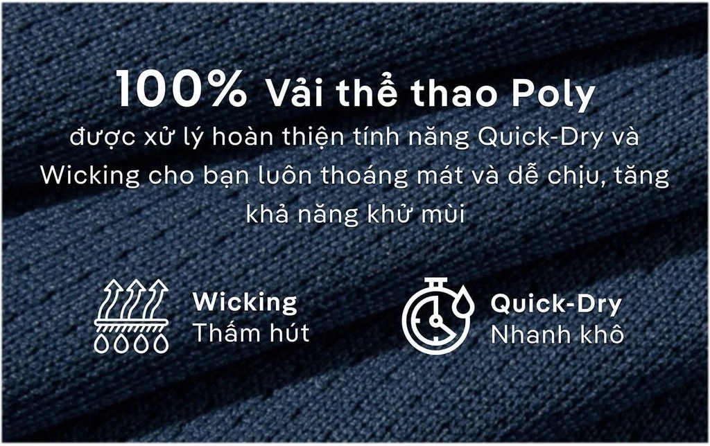 Áo Polo thể thao nam ProMax-S1 Logo thoáng khí thấm hút tốt Coolmate Livestream