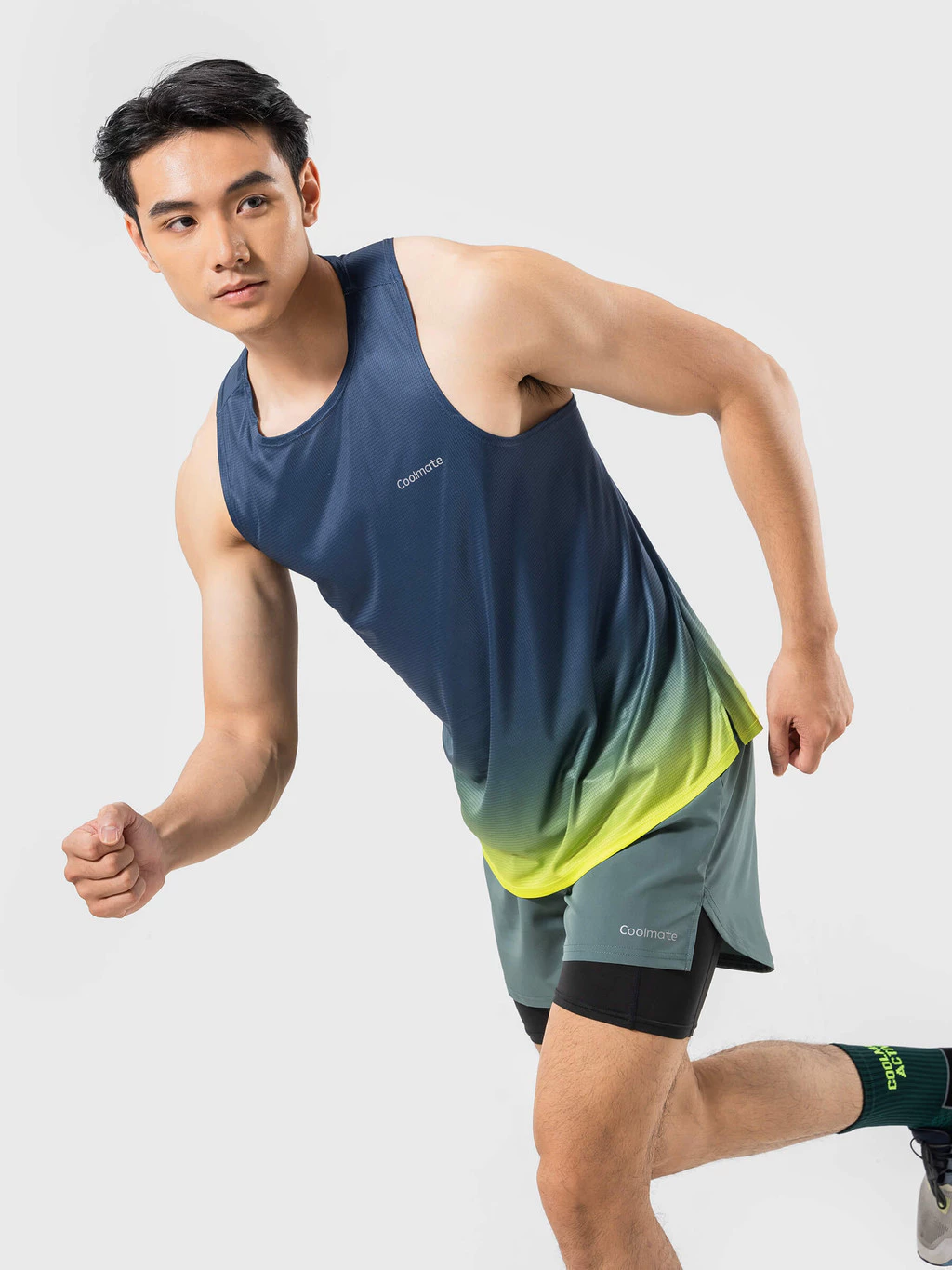 Áo ba lỗ nam Singlet thể thao chạy bộ Graphic Special thoáng khí Coolmate[OUTLET - Không đổi trả]