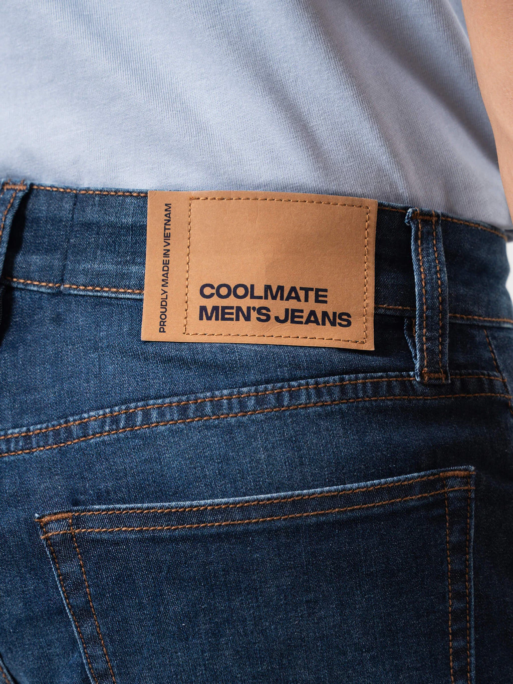 Quần Jeans Nam dáng straight siêu nhẹ, mềm mại, thoải mái, quần đi làm đi chơi dạo phố - Coolmate