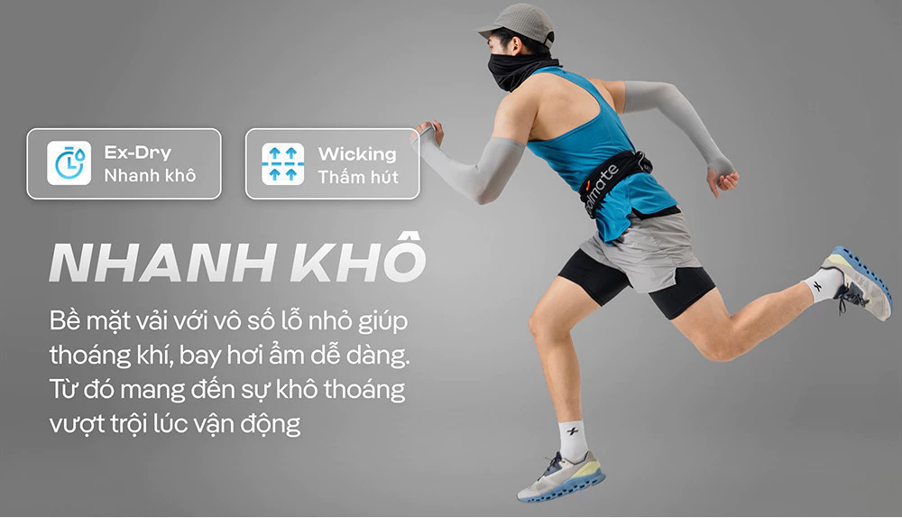 [MUA 2 GIẢM 5%]Áo Singlet Chạy bộ nam Essentials Fast & Free Run II Coolmate[OUTLET - không đổi trả]