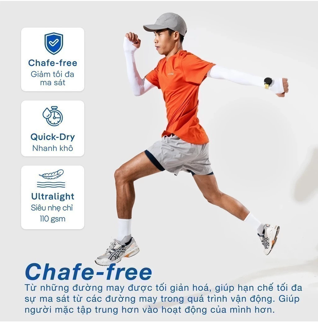 [MUA 2 GIẢM 5%]Áo thun thể thao chạy bộ Essential I thoáng khí Coolmate