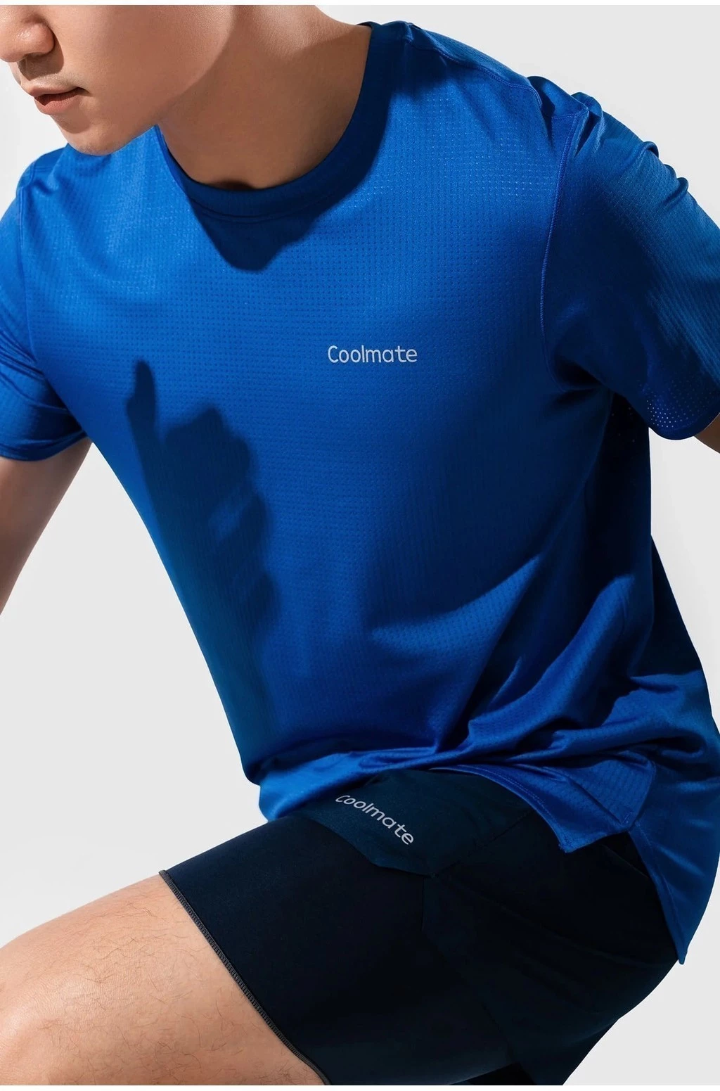 [MUA 2 GIẢM 5%]Áo thun thể thao chạy bộ Essential I thoáng khí Coolmate