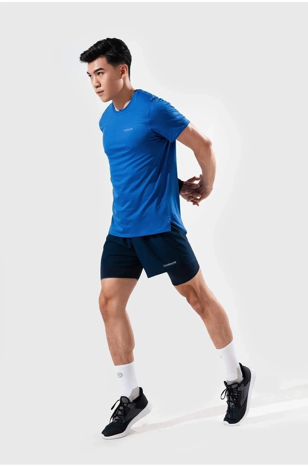 [MUA 2 GIẢM 5%]Áo thun thể thao chạy bộ Essential I thoáng khí Coolmate