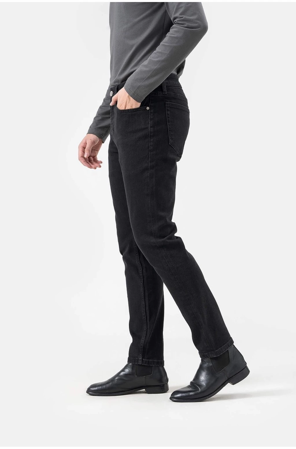 Quần Jeans Nam Basics dáng Slim fit bền bỉ, vừa vặn tôn dáng, quần đi làm đi chơi dạo phố Coolmate