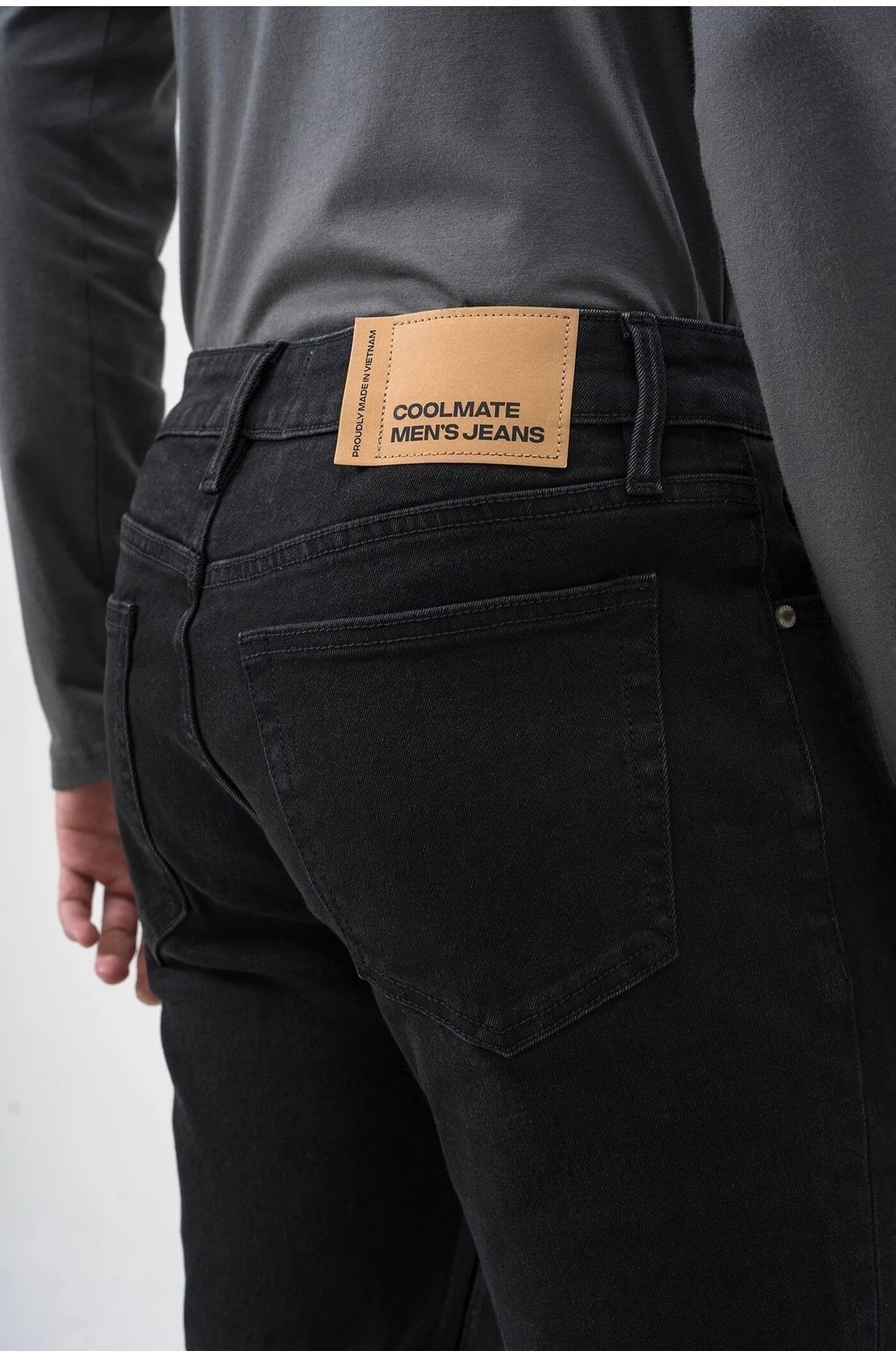 Quần Jeans Nam Basics dáng Slim fit bền bỉ, vừa vặn tôn dáng, quần đi làm đi chơi dạo phố Coolmate