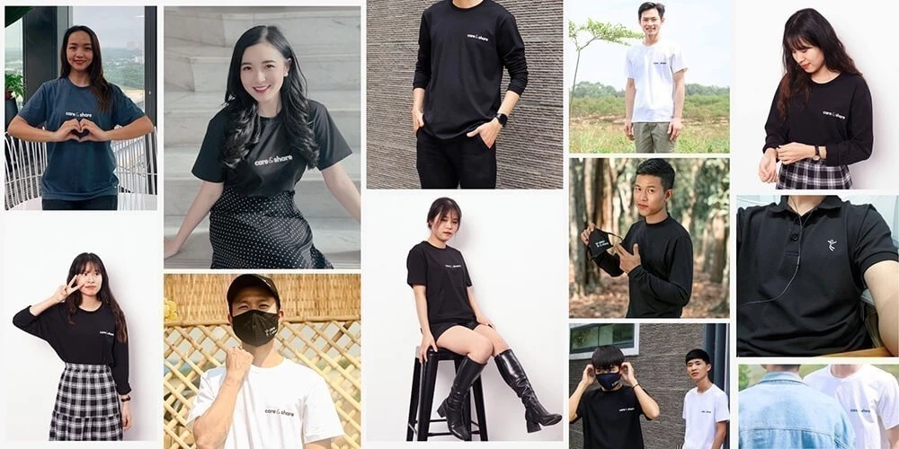 [MUA 2 GIẢM 5%][BST 2026]Áo dài tay nam nữ Relax Care & Share IN Mã lực Coolmate