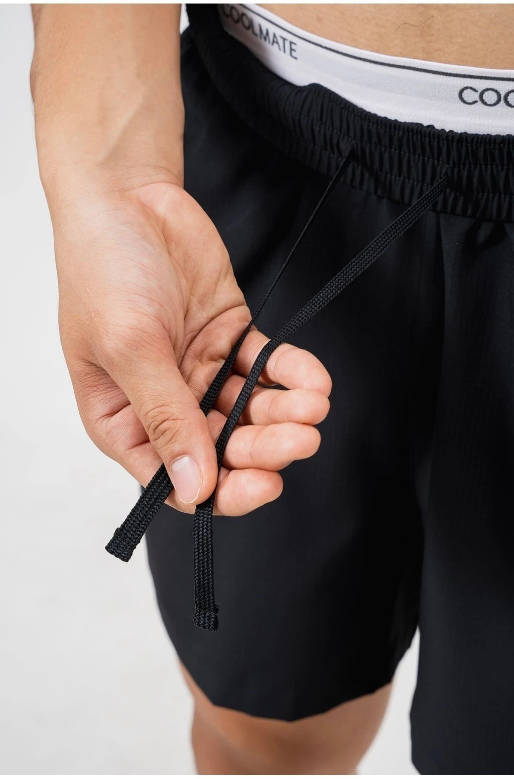 Quần Short nam thể thao Gym 5" Essentials co giãn, thấm hút, nhanh khô Coolmate