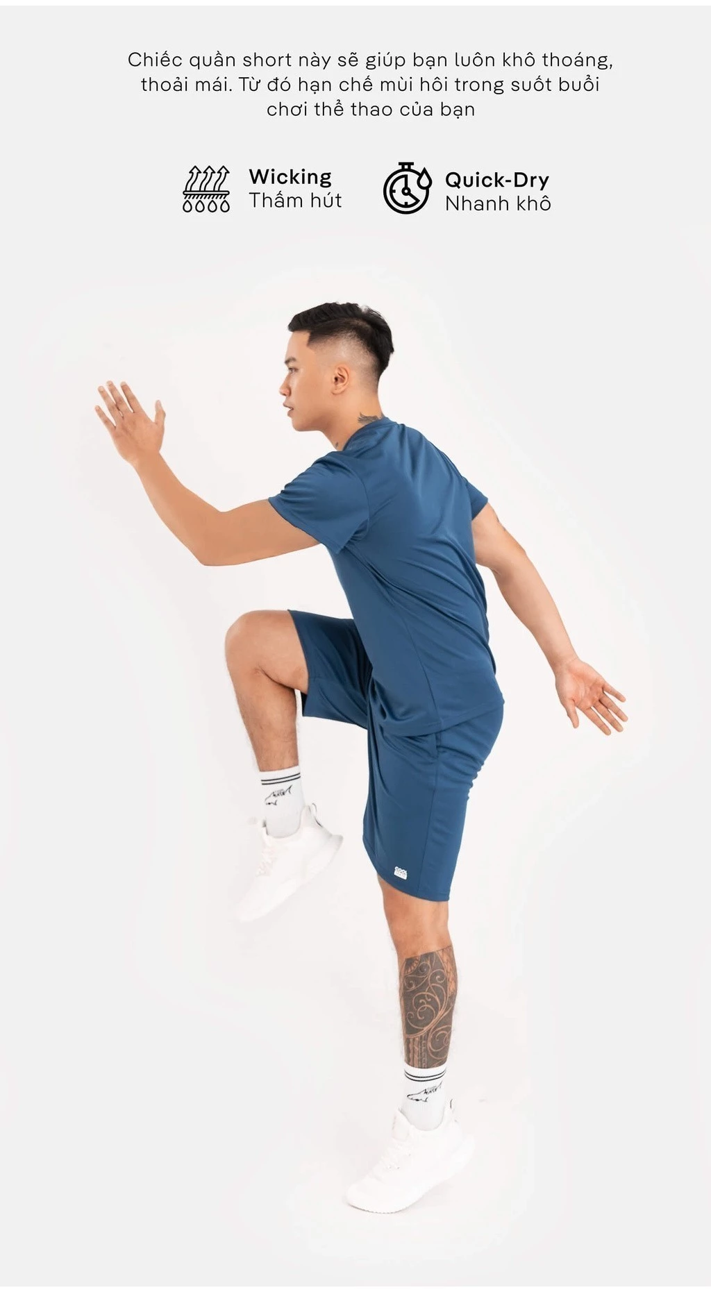 Combo 03 Quần short nam thể thao ProMax S1 thoáng khí Coolmate