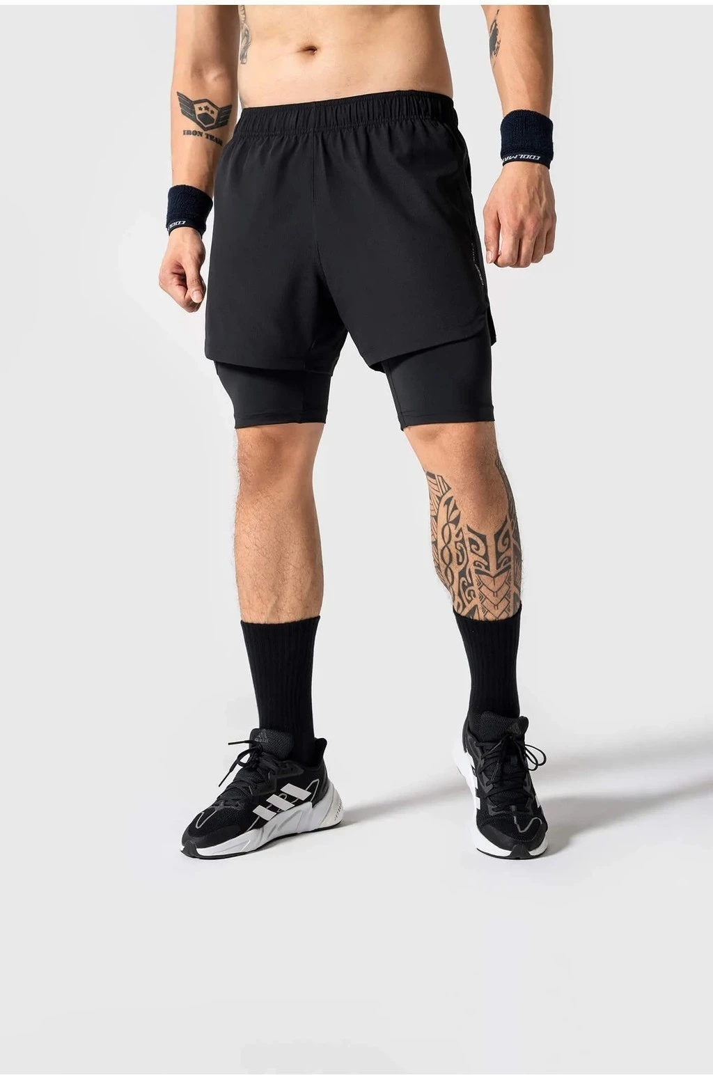 Quần Short thể thao nam Gym Power 2 lớp co giãn, thấm hút, nhanh khô Coolmate