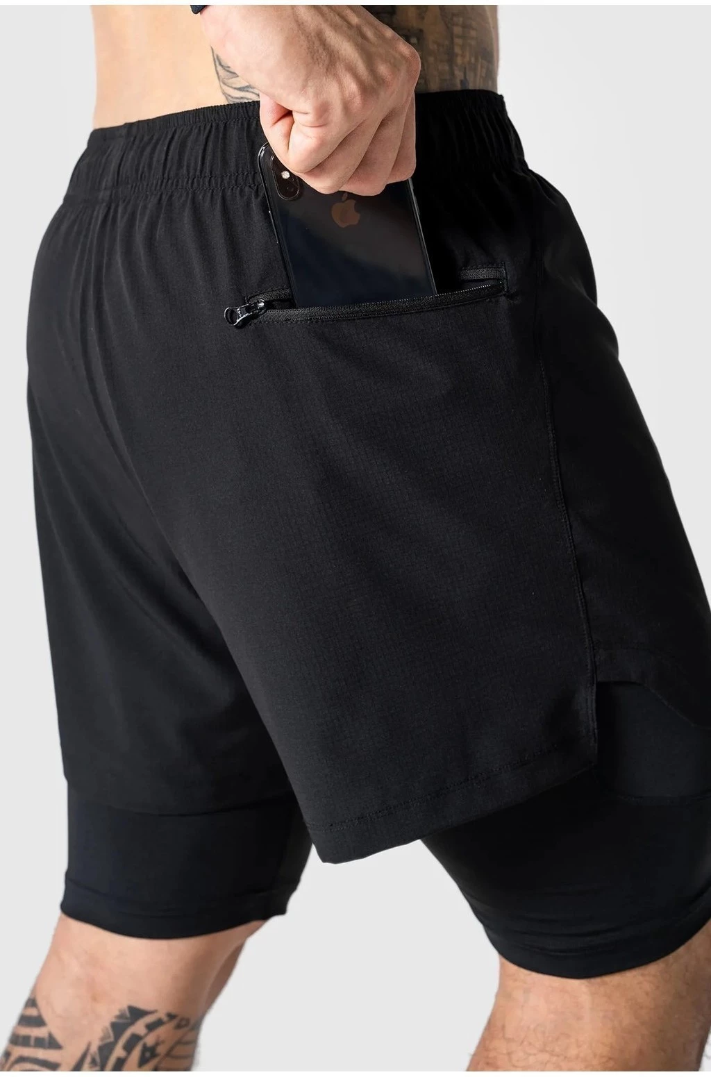 Quần Short thể thao nam Gym Power 2 lớp co giãn, thấm hút, nhanh khô Coolmate