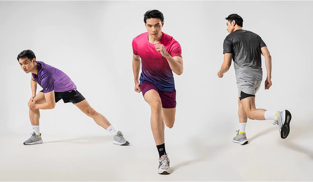 Áo thun nam thể thao chạy bộ Graphic Heartbeat siêu nhẹ, thoáng khí, thấm hút tốt - Coolmate