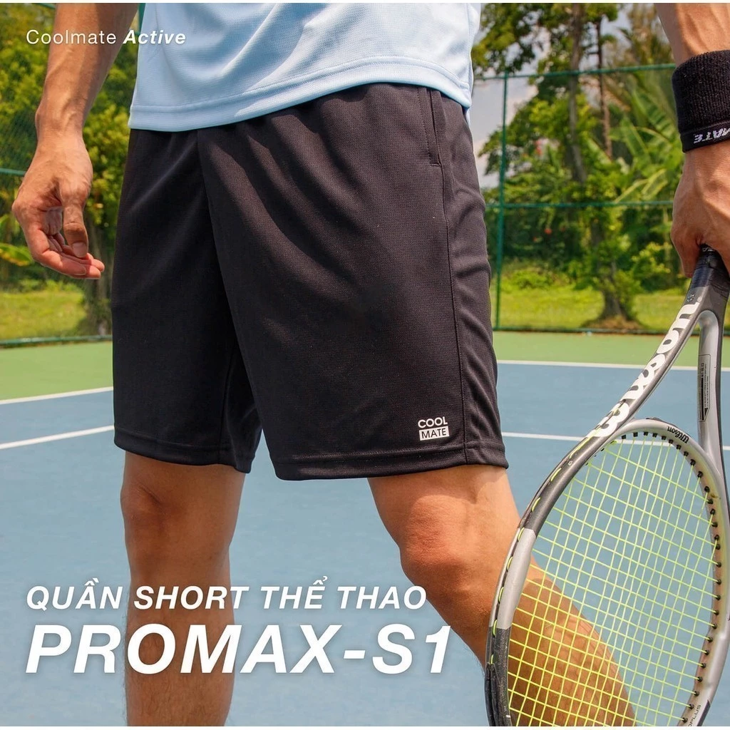 Quần thể thao nam ProMax-S1, quần tập Gym, chạy bộ , Pickleball thoáng khí, thấm hút tốt - Coolmate