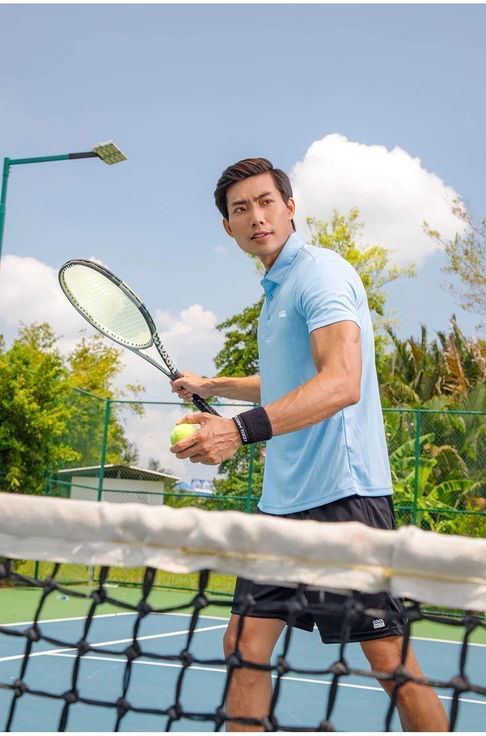 Áo Polo thể thao nam ProMax-S1, Áo thể thao đa năng Gym Chạy bộ Pickleball Tennis thoáng khí Coolmate