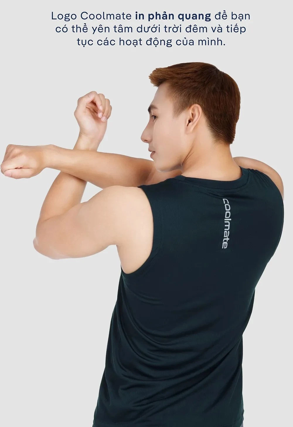 Áo ba lỗ, sát nách thể thao nam Promax thoáng mát, thấm hút tốt Coolmate