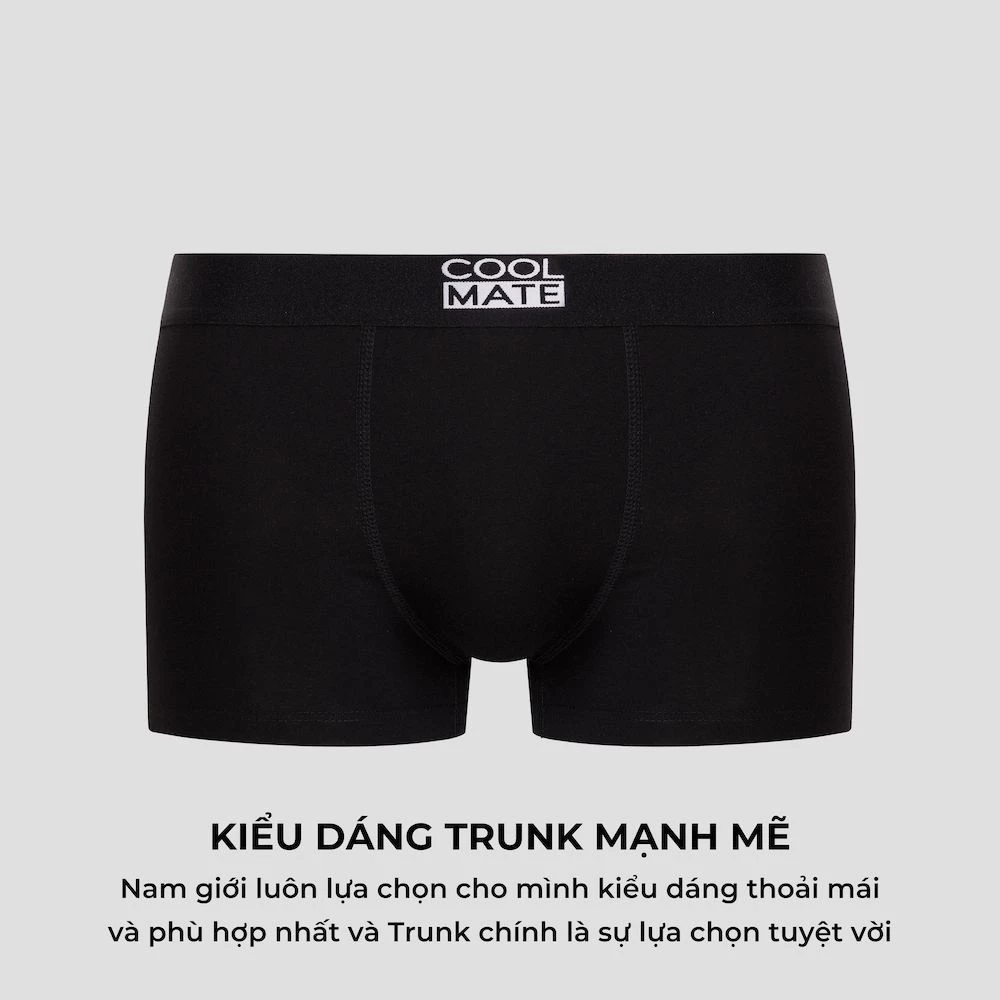 Combo 2 quần lót nam Trunk Bamboo kháng khuẩn Coolmate
