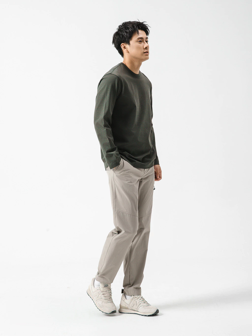 [MUA 2 GIẢM 40%]Áo thun nam dài tay 100% cotton Relax fit mềm mại Coolmate