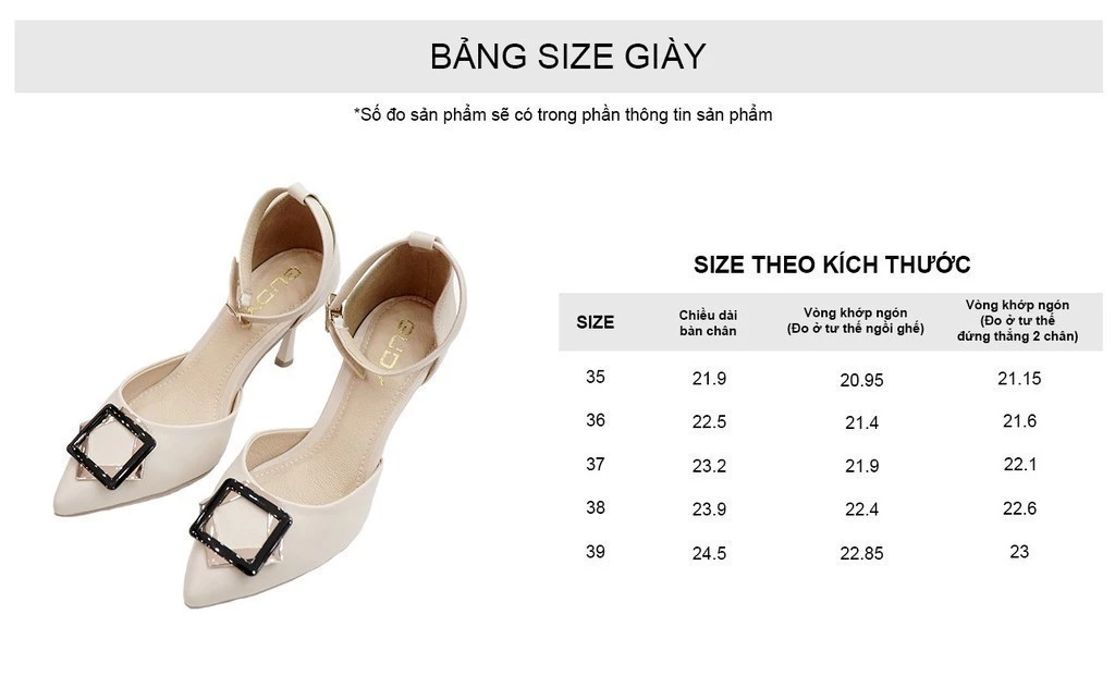 Giày Cao Gót Nữ GUMAC Giày 5 Phân Đế Vuông Phối Màu Mũi Tròn Quai Ngang Thanh Lịch GE01058