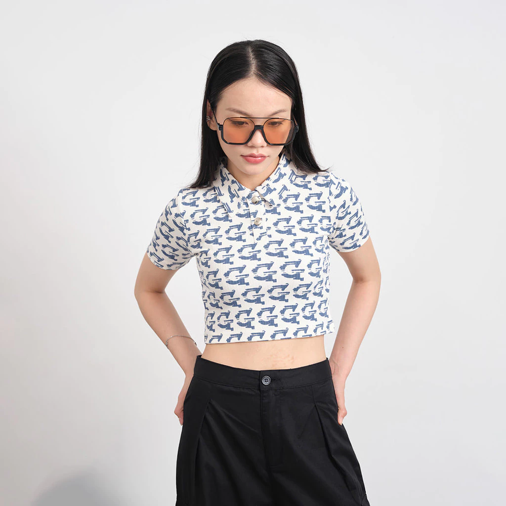 Áo thun nữ Gmorning - GUMAC hoạ tiết  YATE11071