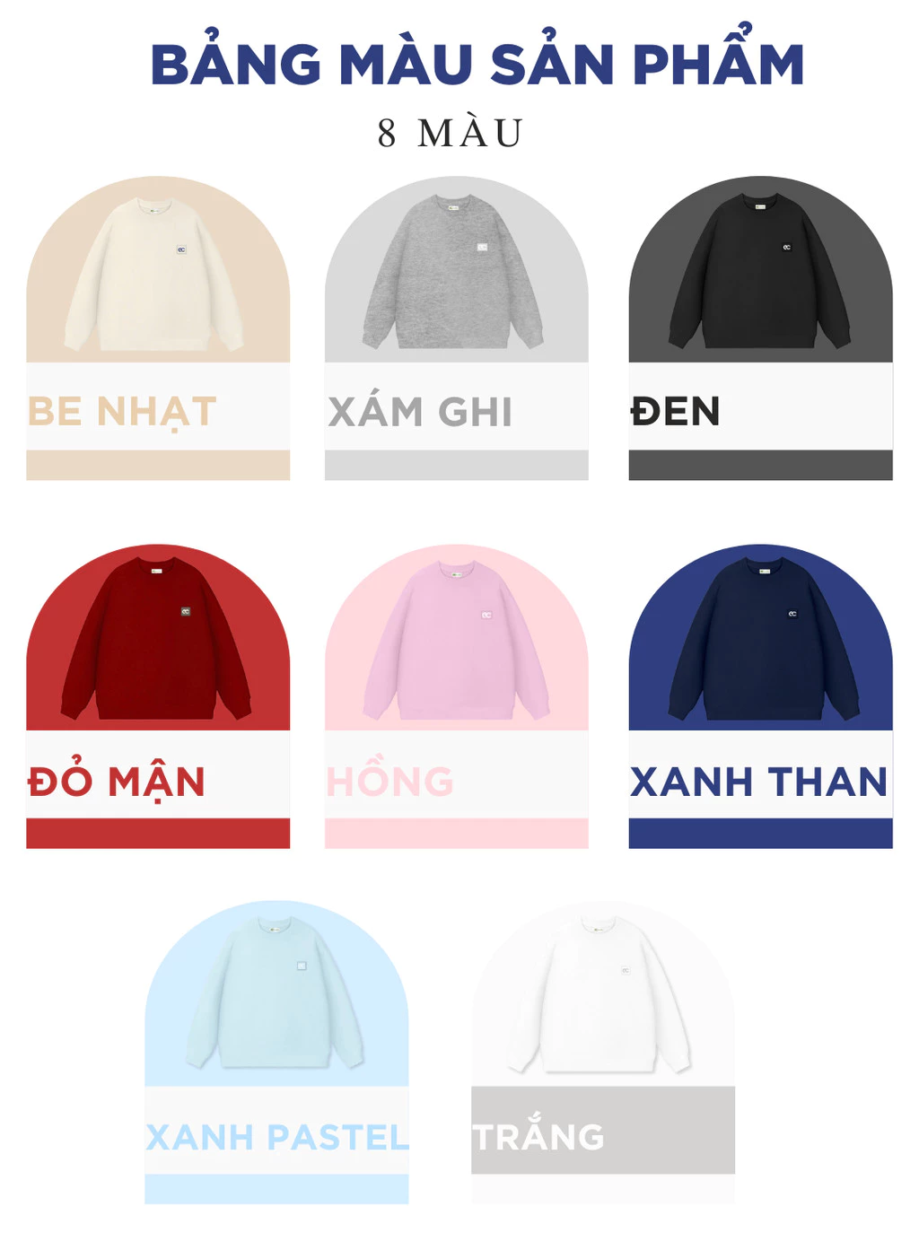 Áo Sweater ECOCHIC Logo Tag Local Brand Unisex Nam Nữ Mặc Đôi Chất Liệu Nỉ Bông Cao Cấp Chính Hãng B106