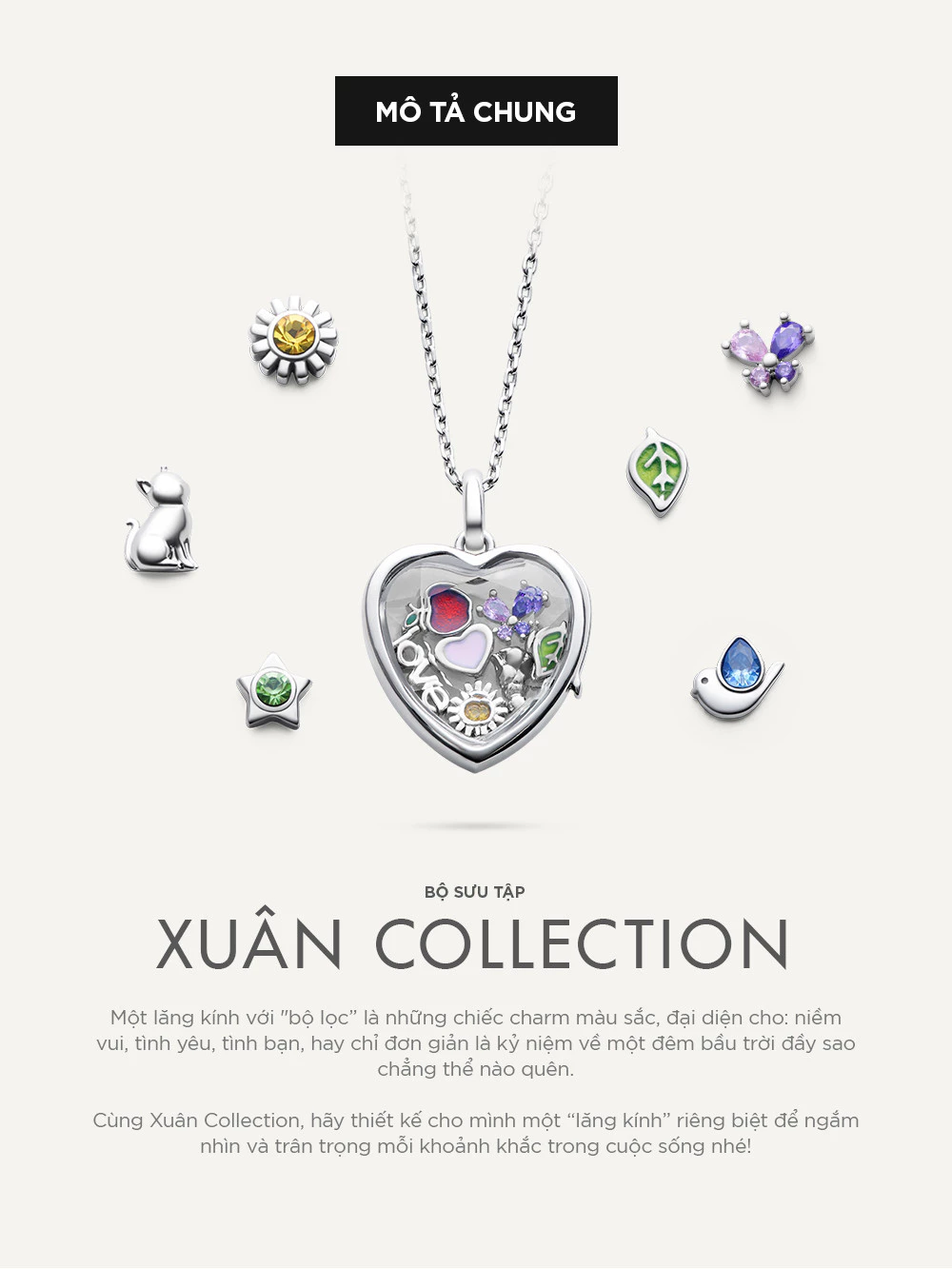 Collaboration Collection - Vòng Cổ/Dây Chuyền Đính Charm - Trang Sức, Phụ Kiện Thời Trang Sáng Tạo