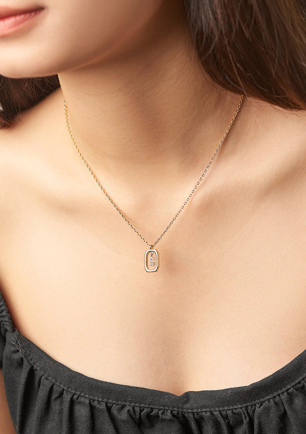 Vòng cổ đính Charm Curnon - Trang Sức, Phụ Kiện Thời Trang Cá Tính, Sáng Tạo- Thép Không Gỉ