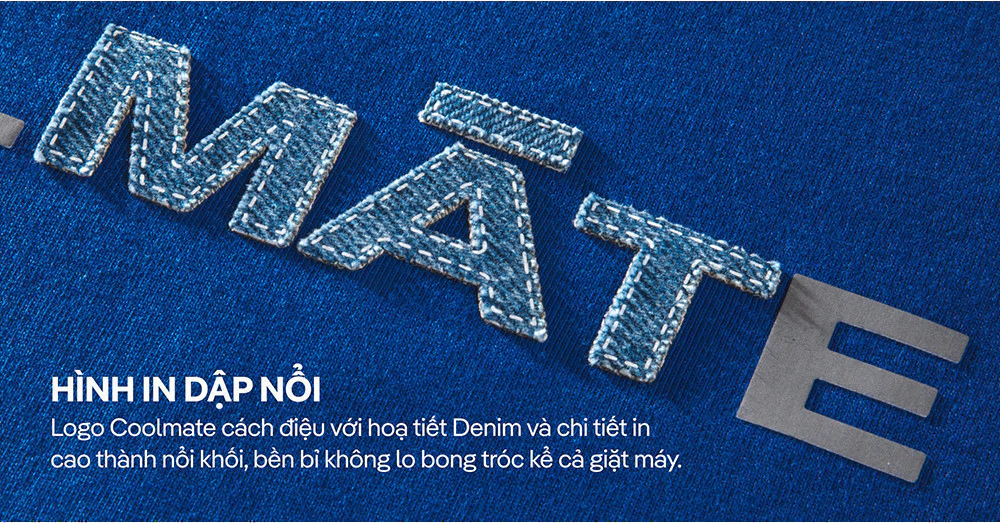 [MUA 2 GIẢM 5%]Áo thun Copper Denim in CoolMÁTe mềm mại thoáng mát Coolmate