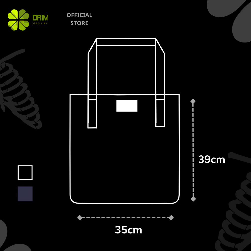 Túi tote túi vải jean Drim ToTe bag đeo vai