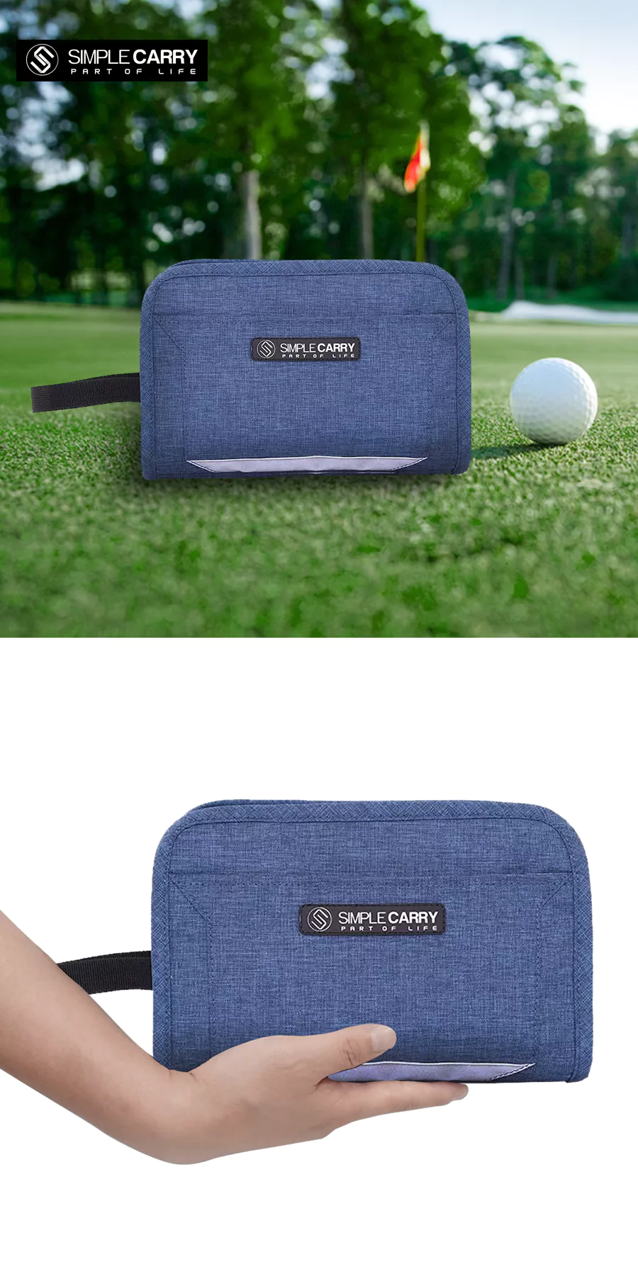 Túi Golf Pouch Cầm Tay SimpleCarry - 골프 파우치 Phụ Kiện Chơi Golf