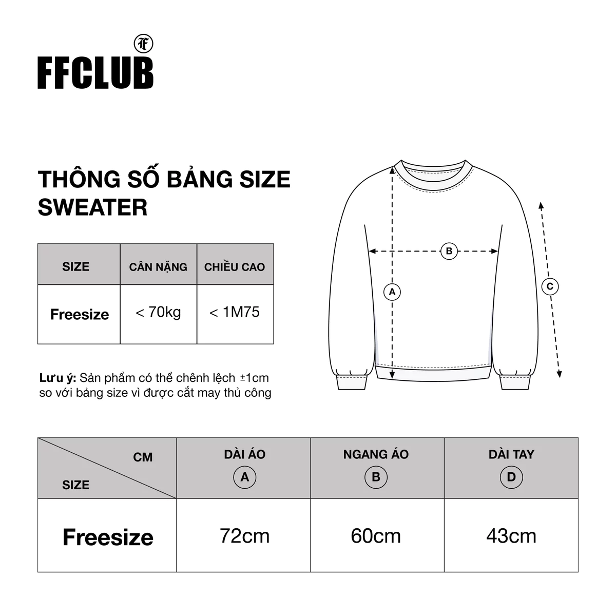 ÁO SWEATER FFCLUB CHÍNH HÃNG FINBALL  MIX 1