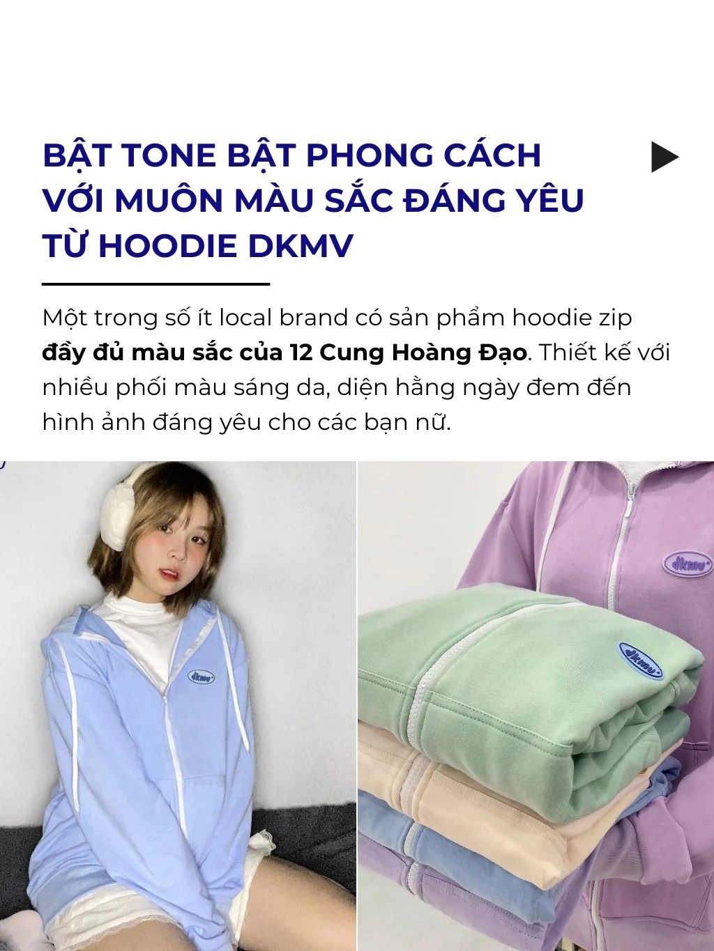 Áo khoác hoodie zip local brand DKMV nữ form rộng dài dễ thương - 17 màu chất liệu nỉ thoáng mát Rubber Tag