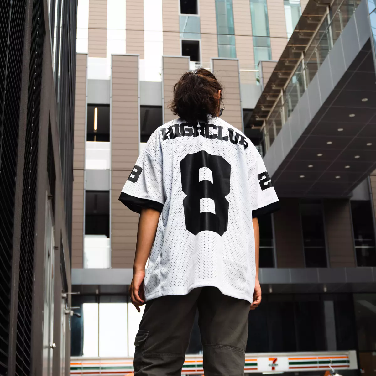 Áo ĐÁ BANH HIGHCLUB JERSEY 8 form OVERSIZE thể thao - UNISEX - HIGHCLUB Chính hãng