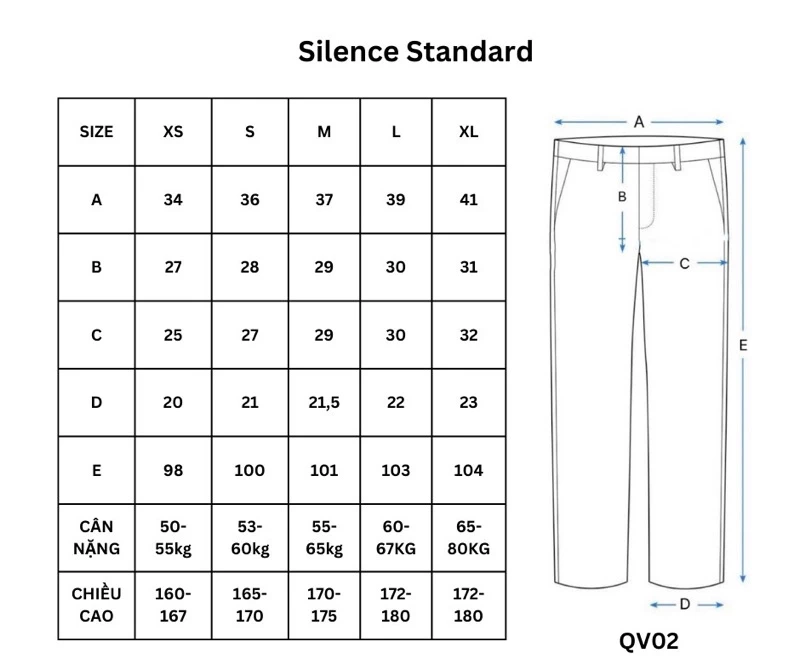 Quần Vải Wide Fit SilenceStandard Premium [QV02]