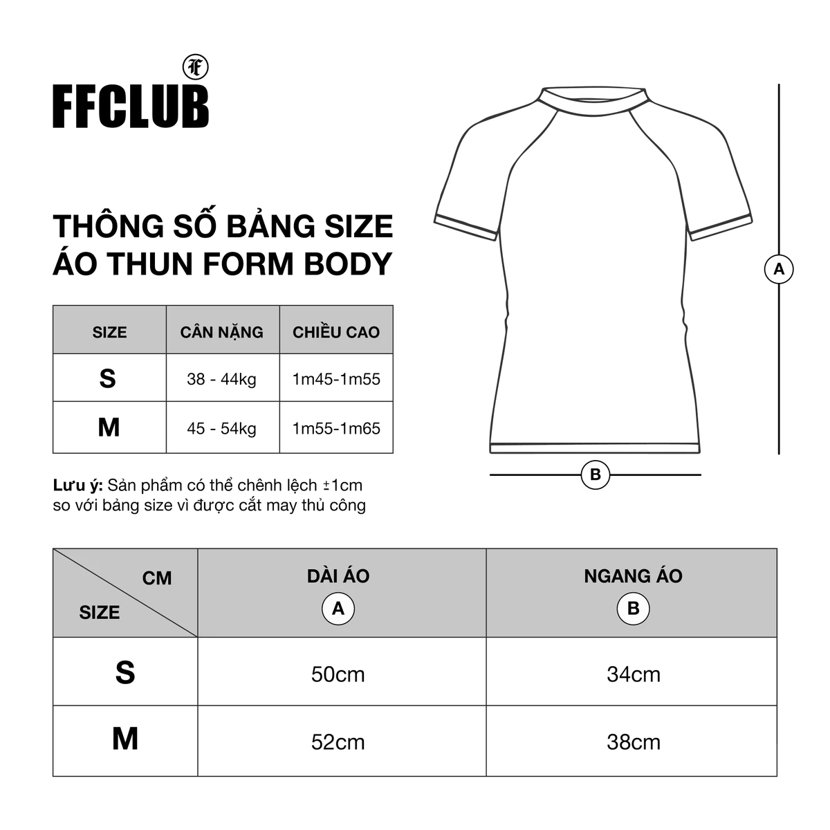 ÁO THUN BODY FFCLUB MIX