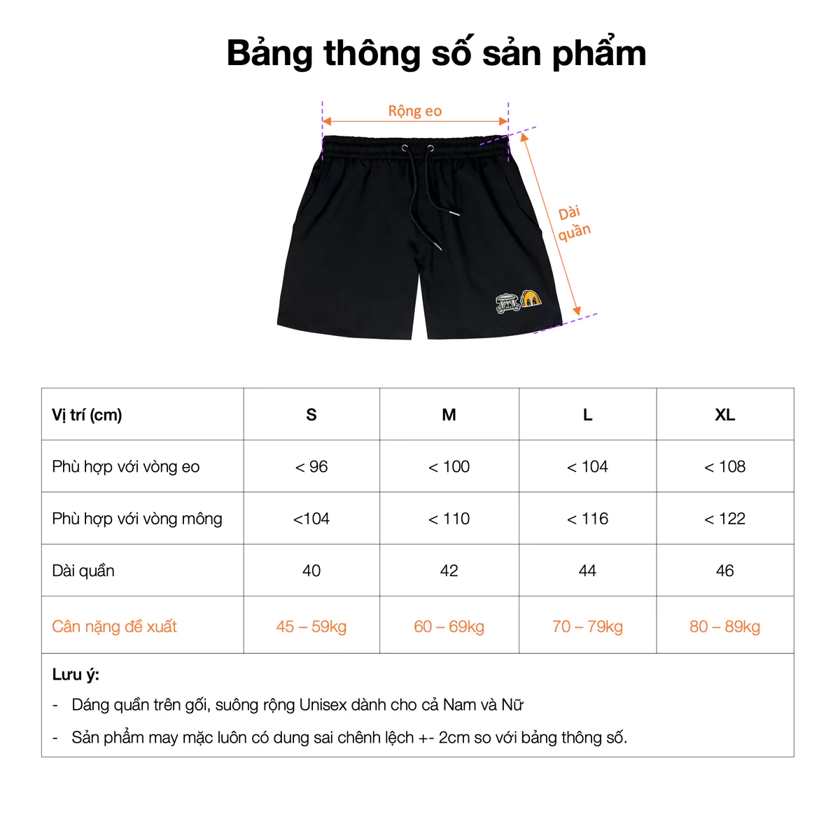 Quần Short Unisex TRƠN Basic Ống Rộng Vải Kaki Cotton Co Giãn Thoải Mái, Năng Động, Thời Trang