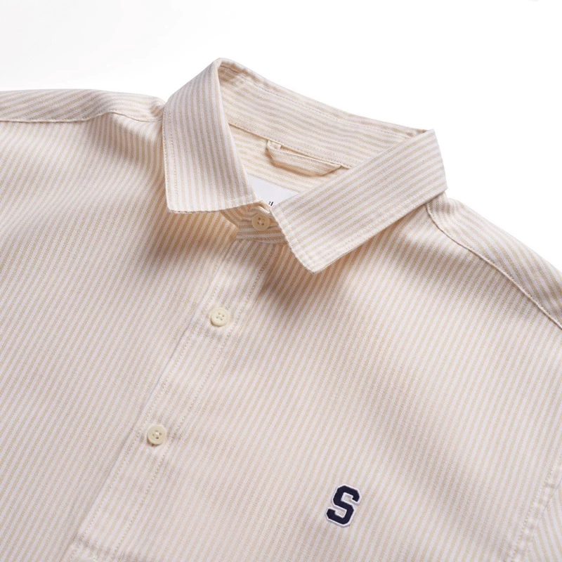 Áo sơ mi full màu SilenceStandard Premium Oxford Shirt Logo S thêu [SO02]