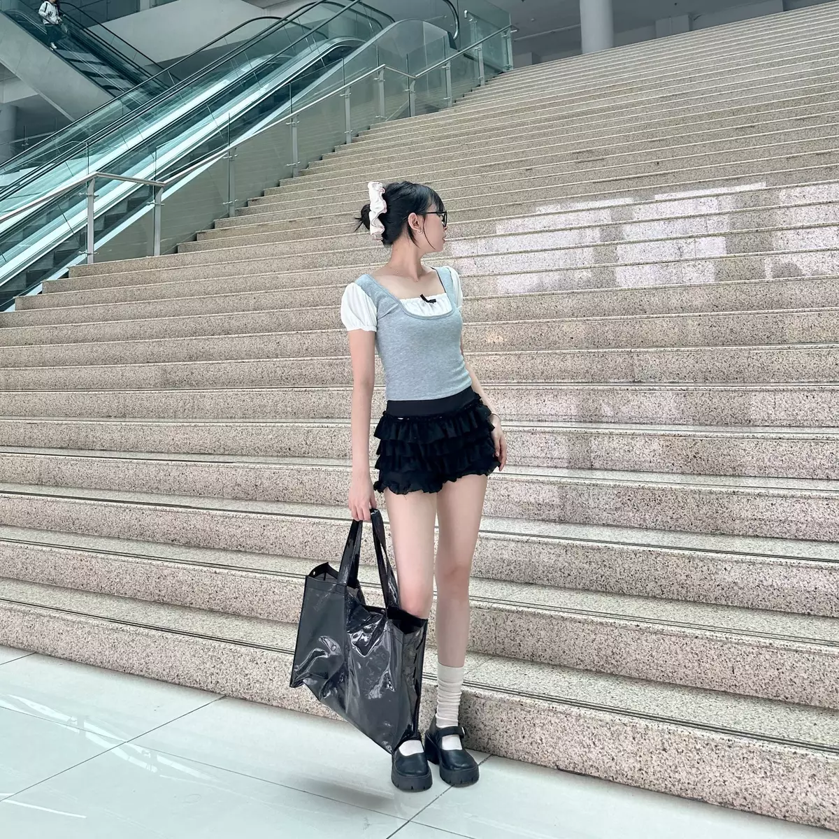 [XÃ KHO] Áo body LOLI form ôm body tôn dáng Phong cách Coquette FFCLUB