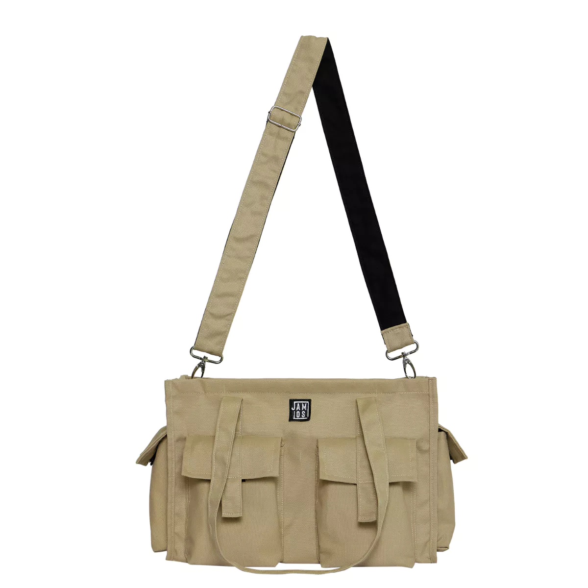 Pocket Tote M - Túi tote canvas nhiều ngăn túi hộp thời trang thanh lịch Jamlos