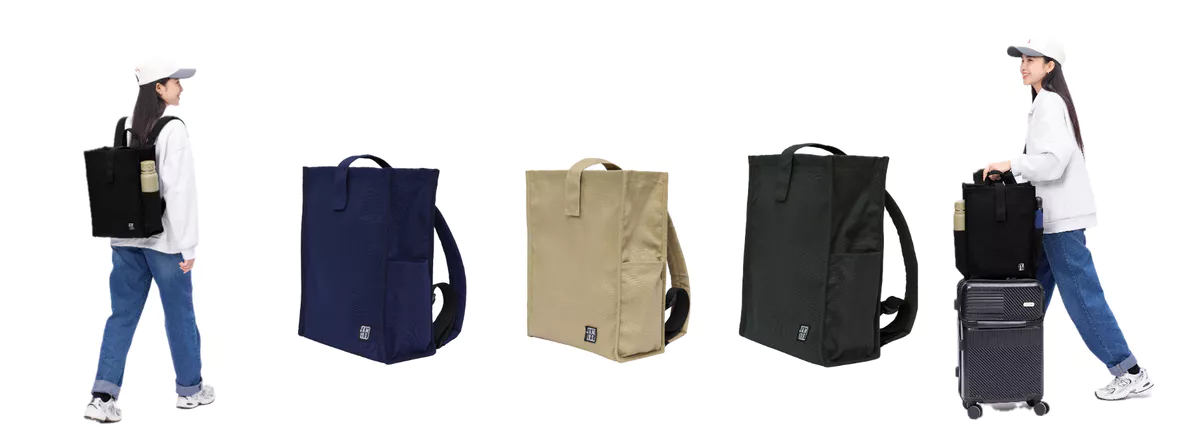 Daily Backpack - Balo canvas dáng chữ nhật 14inch tiện dụng hàng ngày Jamlos