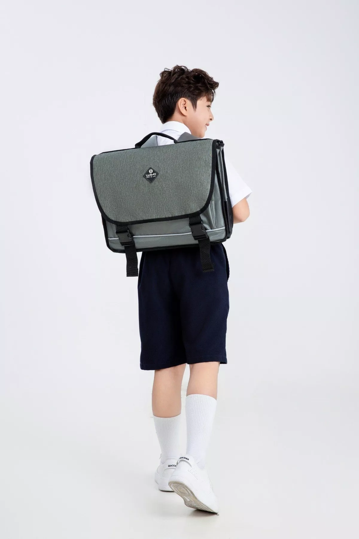 Balo Đi Học Cho Bé Nam Nữ SimpleCarry Wiki School Bag Hình Chữ Nhật, Có Dây Đeo Phản Quang