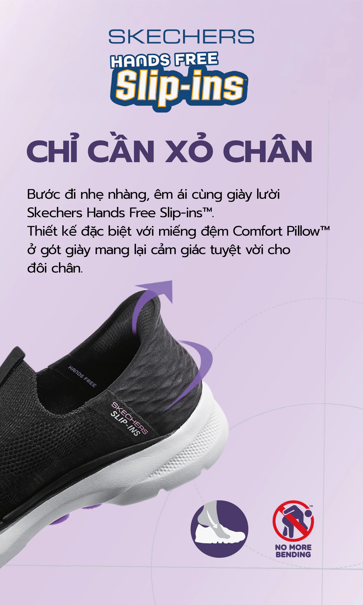 Giày Búp Bê Nữ Skechers Slip-ins Modern Comfort Breathe-Easy Striking Stroll - 100755-BBK Online Sale