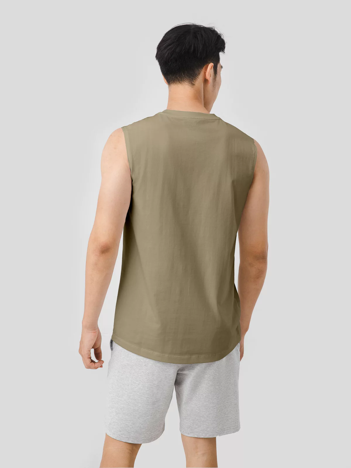 Áo ba lỗ nam sát nách cotton compact logo Coolmate