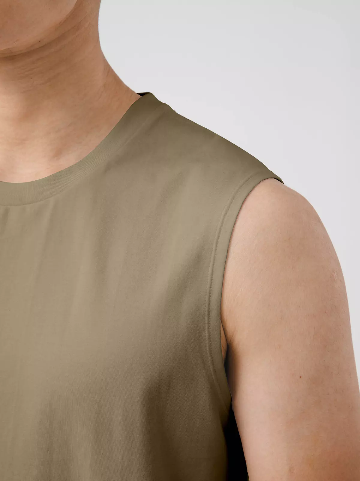 Áo ba lỗ nam sát nách cotton compact logo Coolmate
