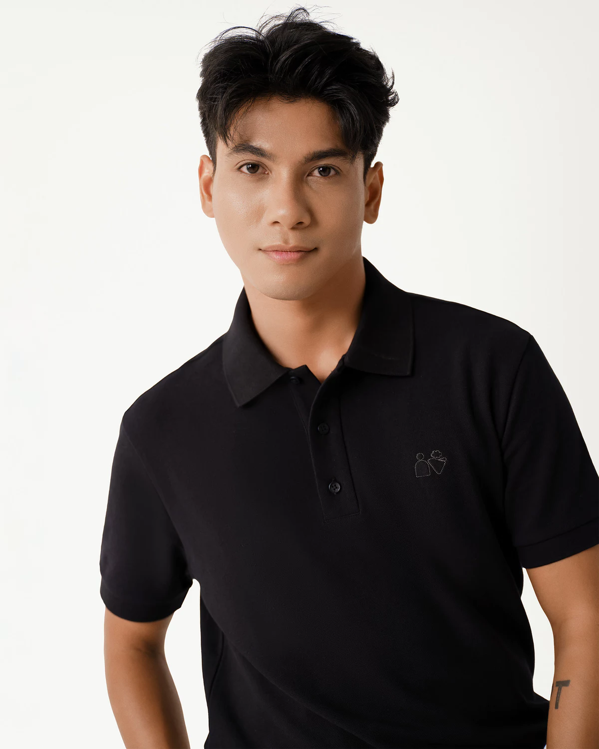 [UP TO 20%++] Áo Polo Nam Tay Ngắn Vải S.Café Trơn Form Fitted - Routine 10S25POL005