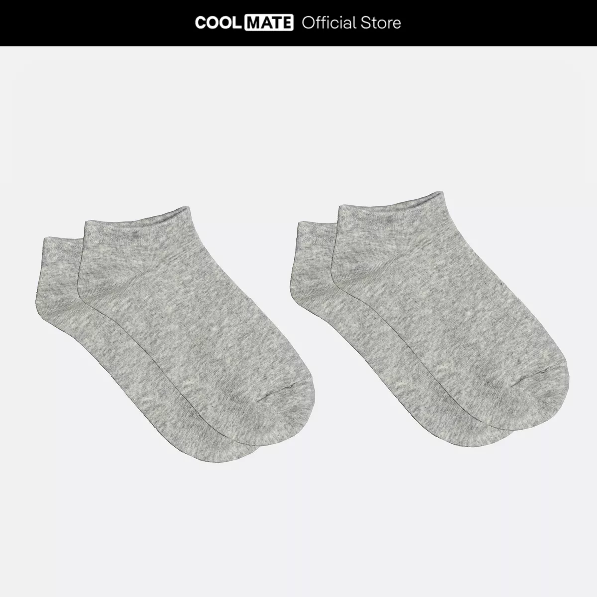 Pack 2 Tất TC Coolmate basic thấm hút tốt thoáng khí Coolmate