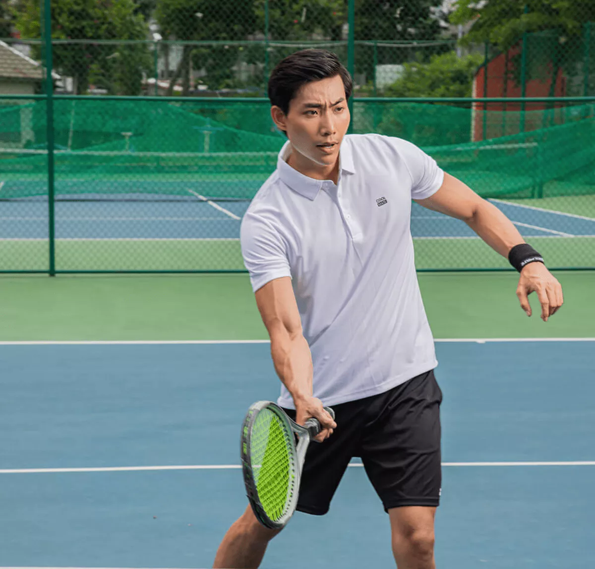 Set đồ thể thao Áo Polo Promax-S1 +Quần Shorts, thoáng khí, Set Pickleball Coolmate