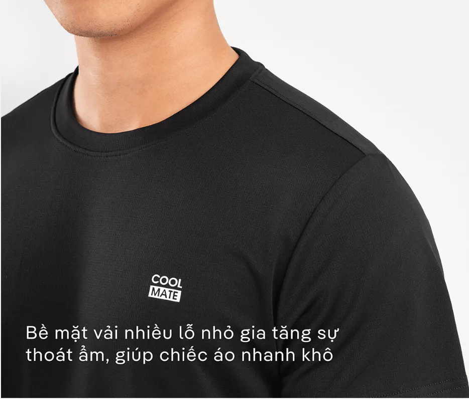 Combo 2 Áo Thun thể thao nam ProMax S1 thấm hút tốt, thoáng khí, nhanh khô Coolmate