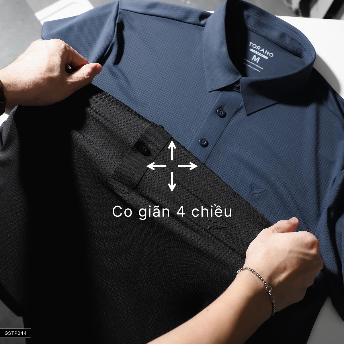 Áo polo nam SMART NOBLE POLO TORANO trơn bo kẻ, form chuẩn, phong cách nam tính HSTP821